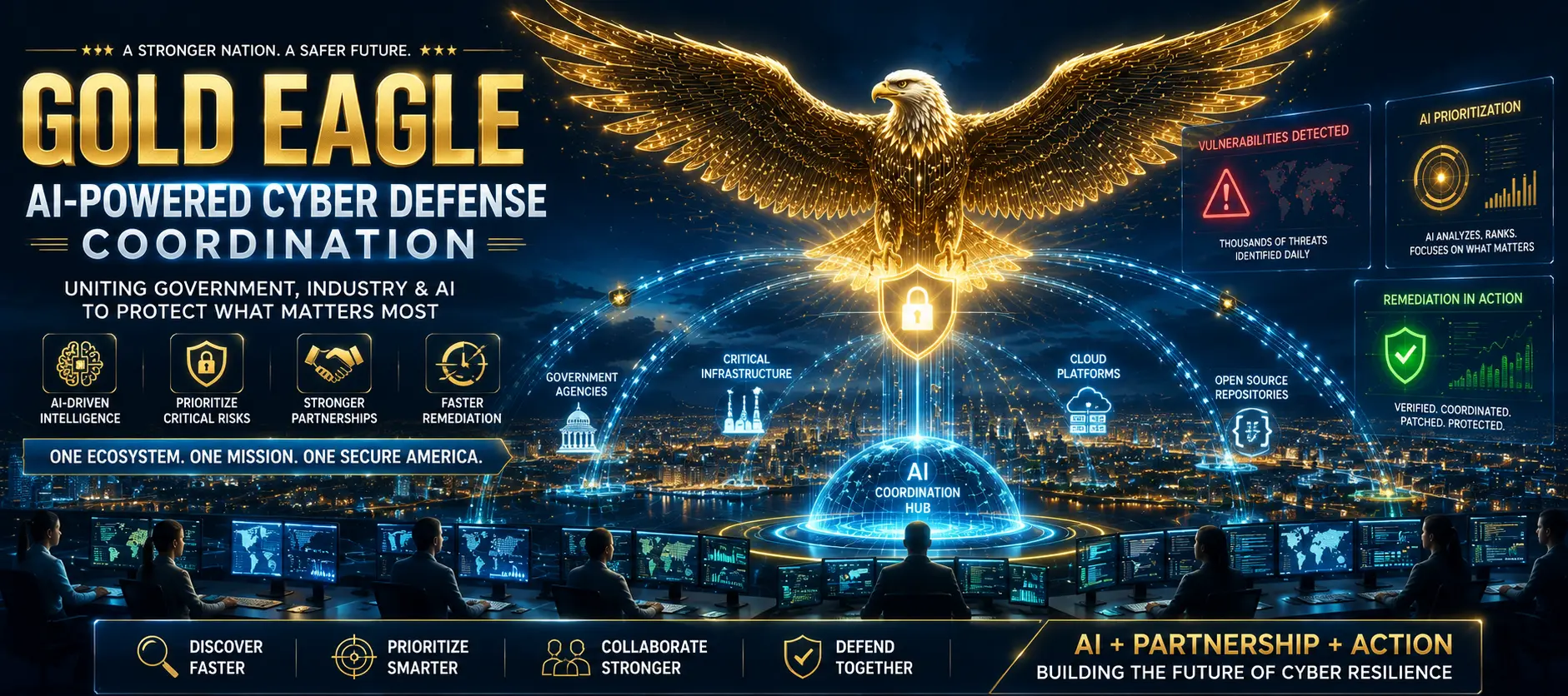 White House Launches "Gold Eagle" Initiative to Transform AI-Powered Cybersecurity Coordination