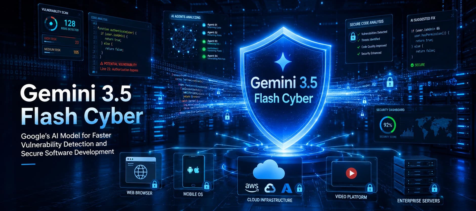 Google Unveils Gemini 3.5 Flash Cyber to Find and Patch Software Vulnerabilities Faster