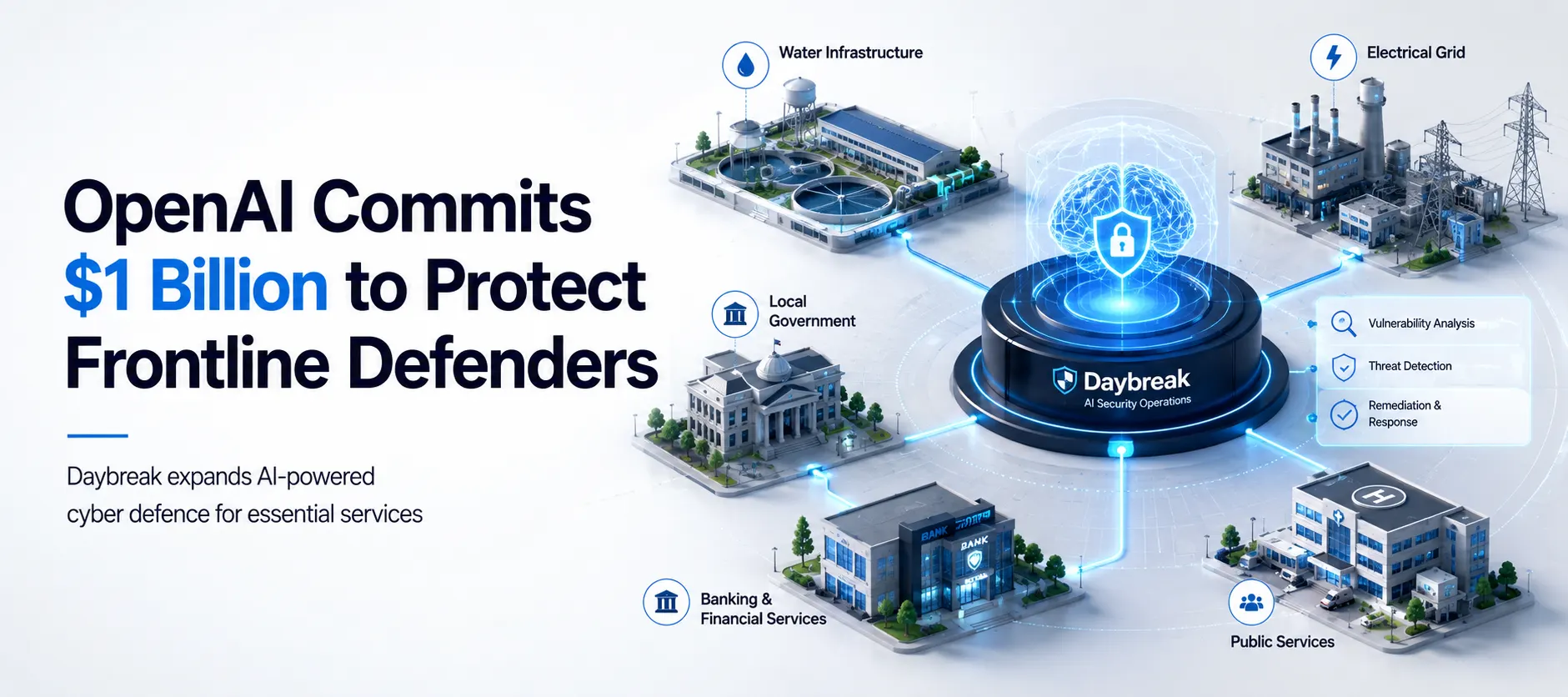 OpenAI Commits $1 Billion to Help Frontline Defenders Protect Essential Services