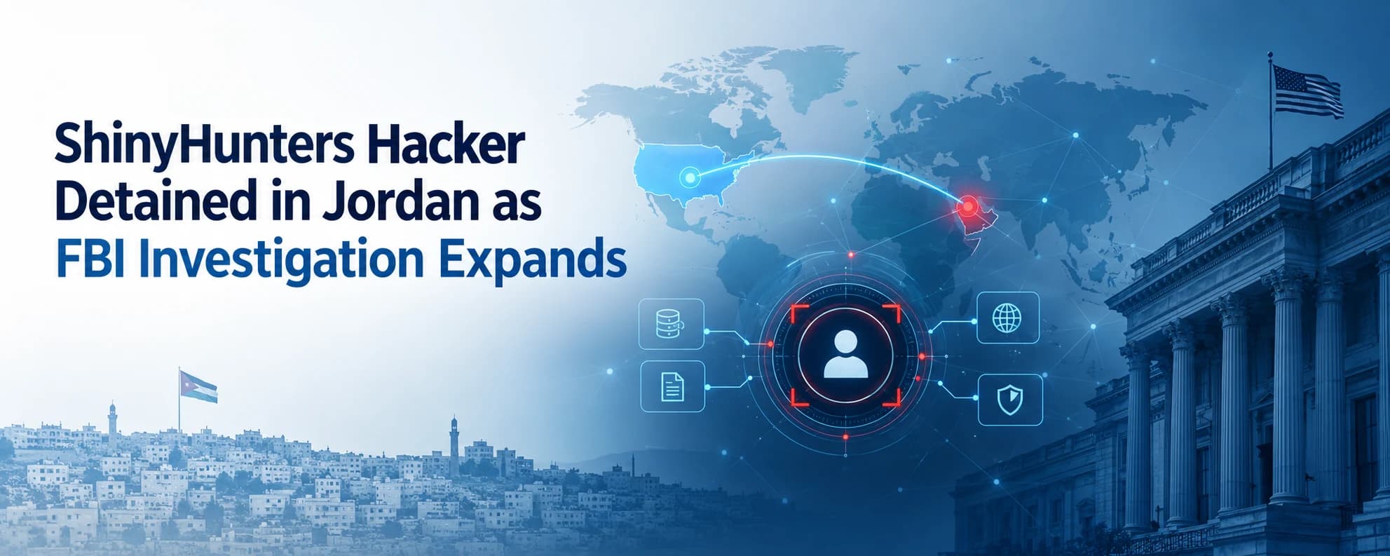ShinyHunters Hacker Detained in Jordan as FBI Data Theft Investigation Expands