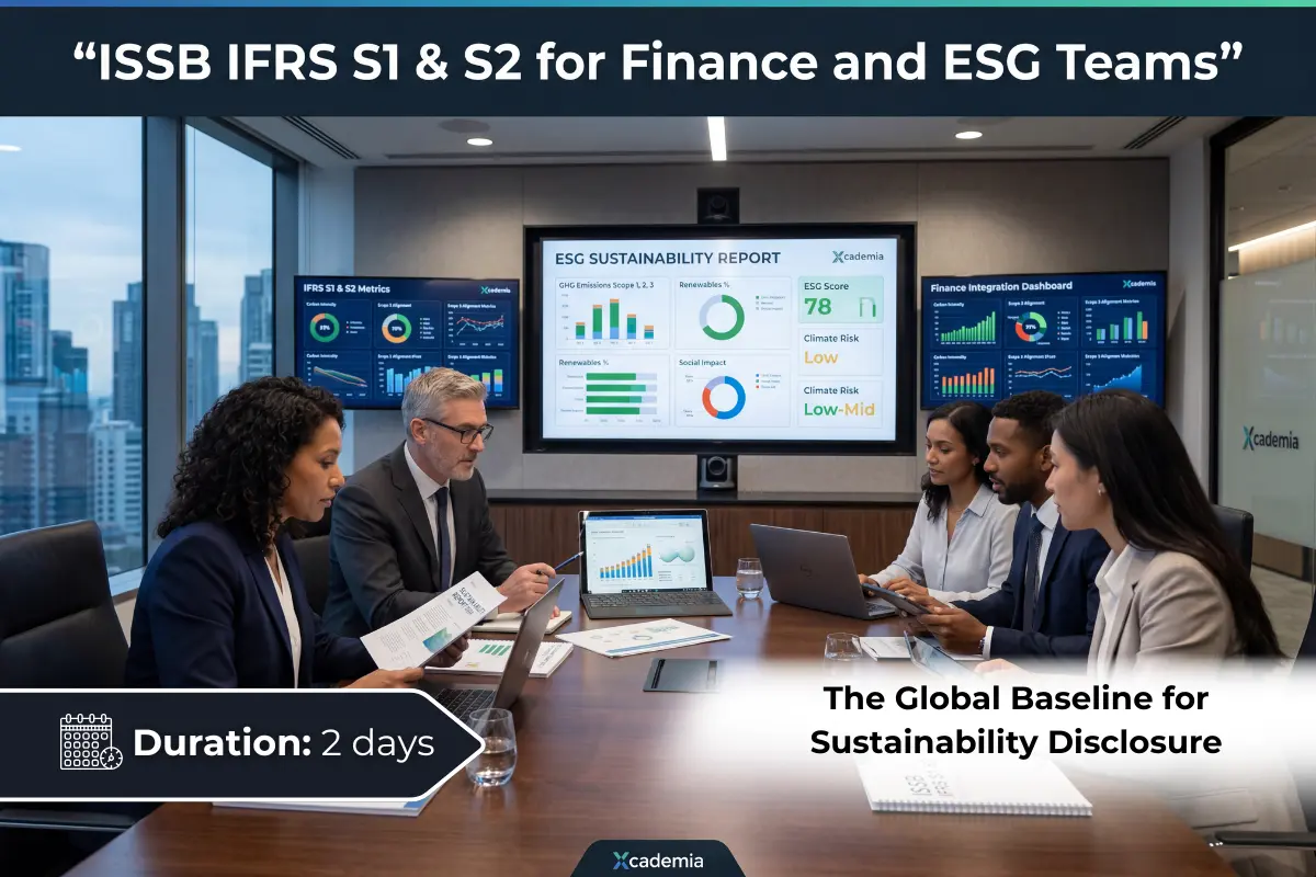ISSB IFRS S1/S2 for Finance and ESG Teams