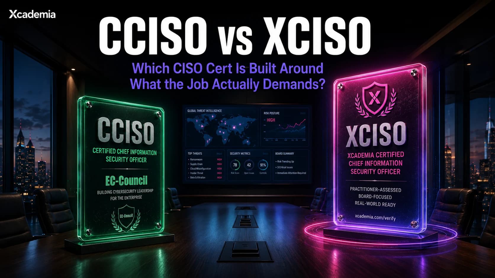 CCISO vs XCISO