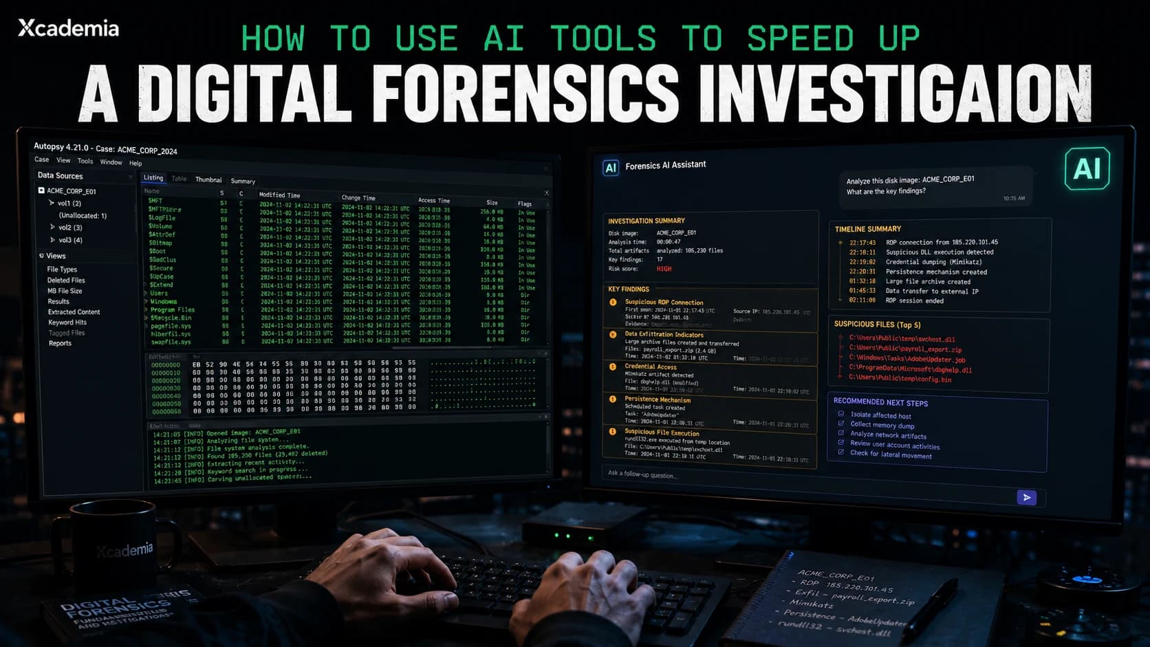 How to Use AI Tools to Speed Up a Digital Forensics Investigation