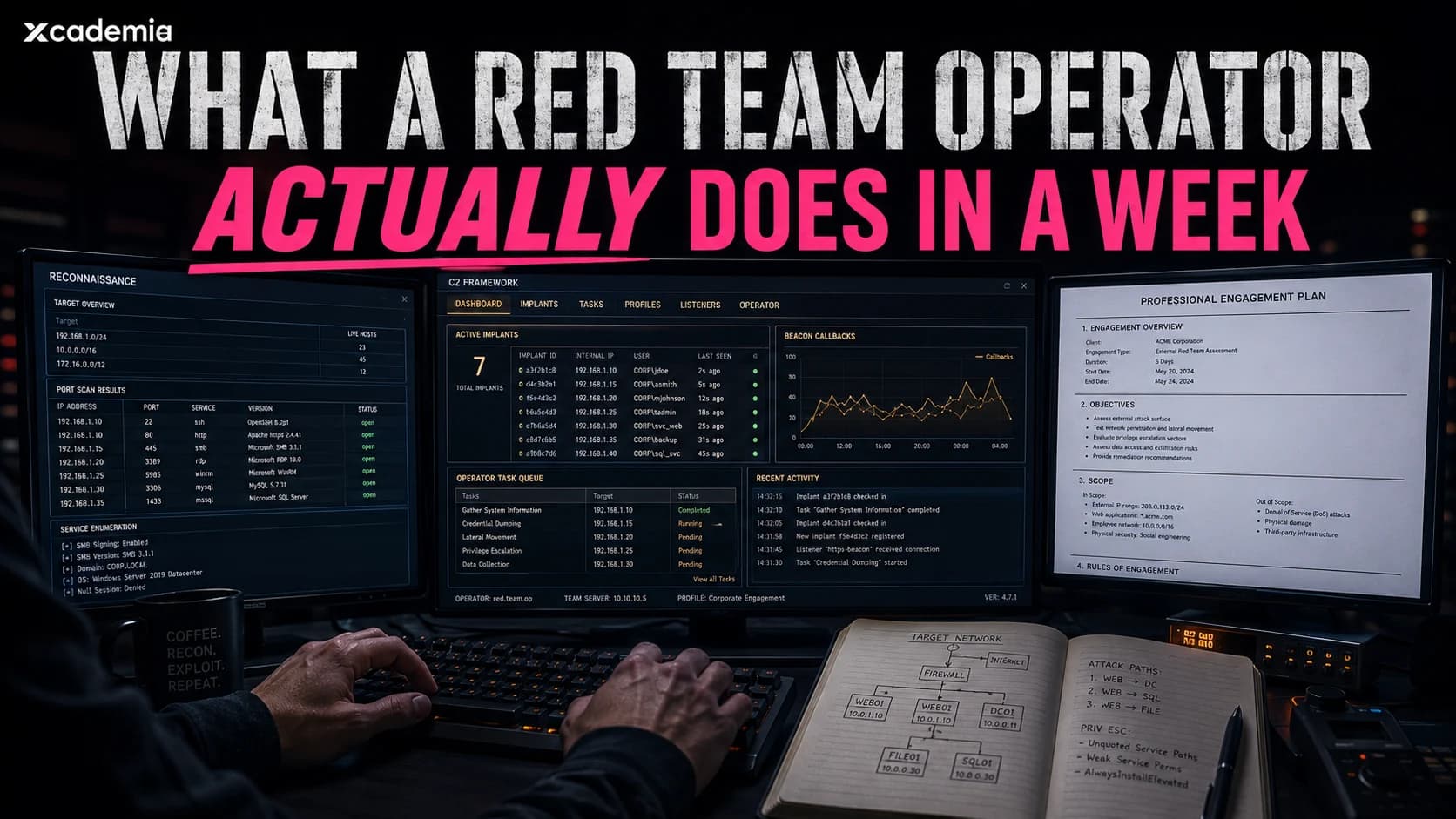 What a Red Team Operator Actually Does in a Week
