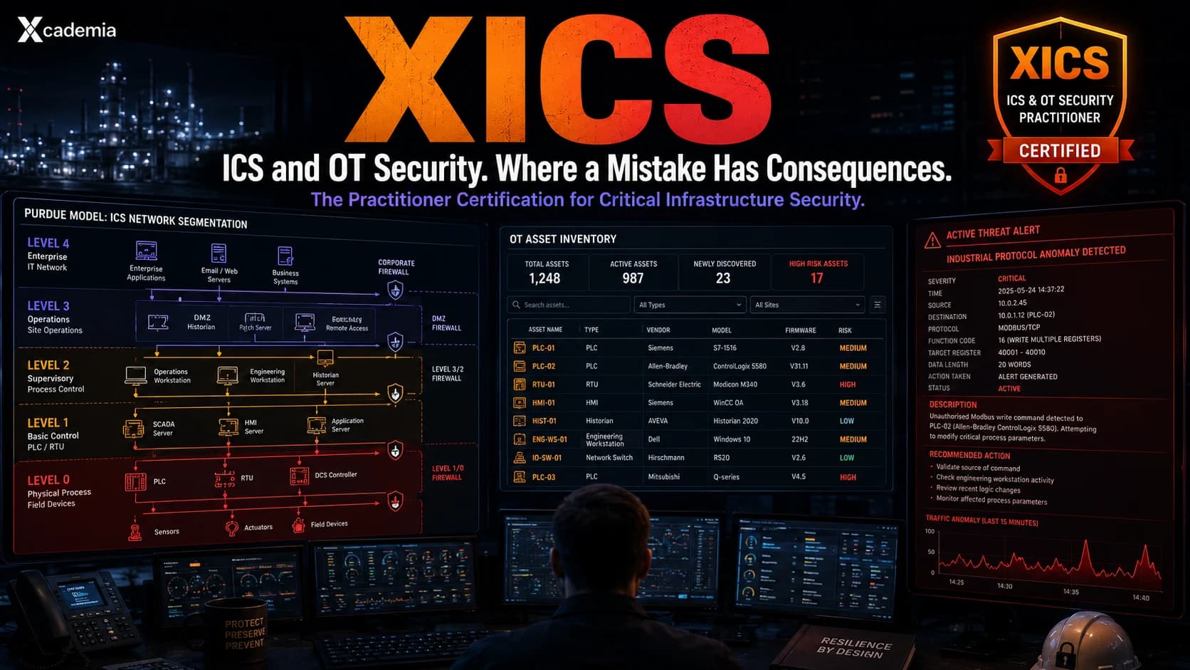 XICS: Xcademia ICS and OT Security Practitioner