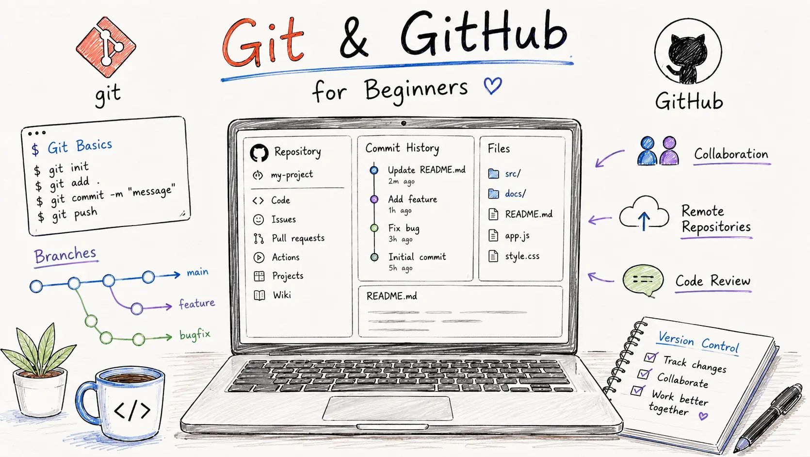 Git & GitHub for Beginners: A Complete Guide to Version Control