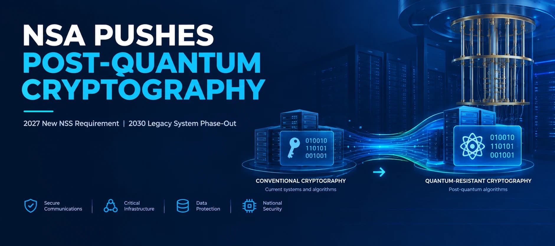 NSA Announces Post-Quantum Cryptography Measures for National Security Systems