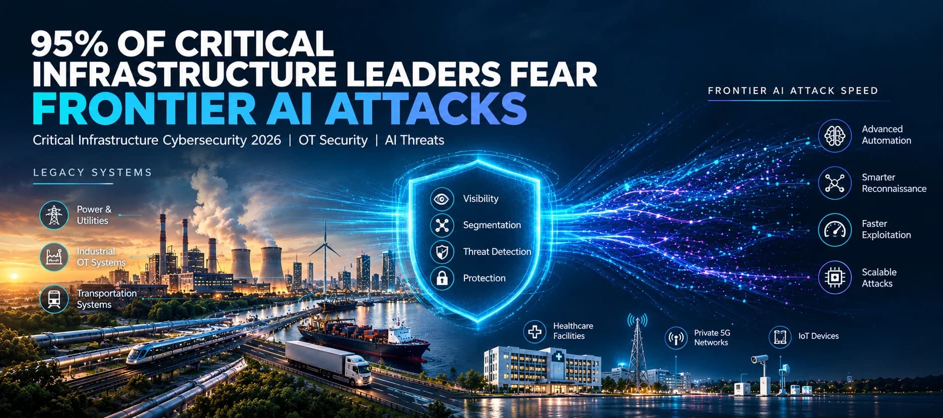 95% of Critical Infrastructure Leaders Are Concerned About Frontier AI Attacks