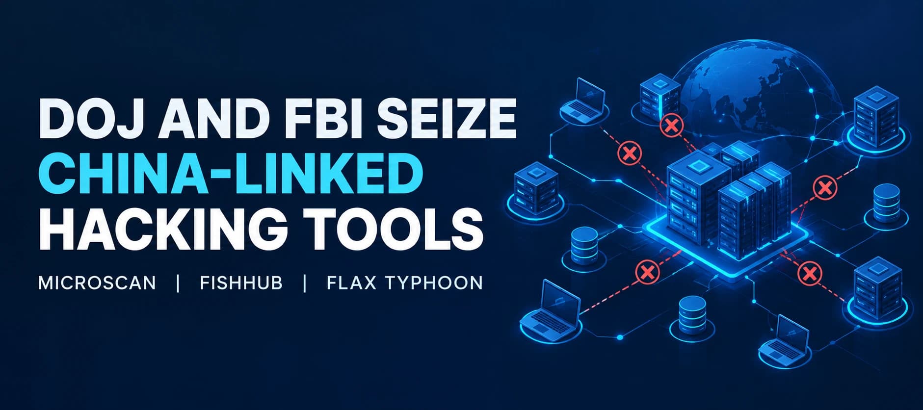 DOJ and FBI Seize Microscan and FishHub Tools Linked to Flax Typhoon