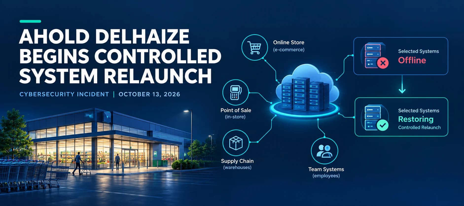 Ahold Delhaize Begins Controlled System Relaunch After Cybersecurity Incident