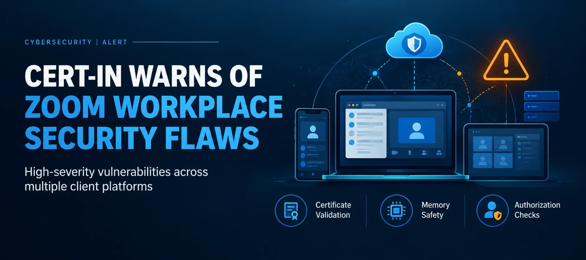 CERT-In Warns of High-Severity Vulnerabilities in Zoom Workplace Clients