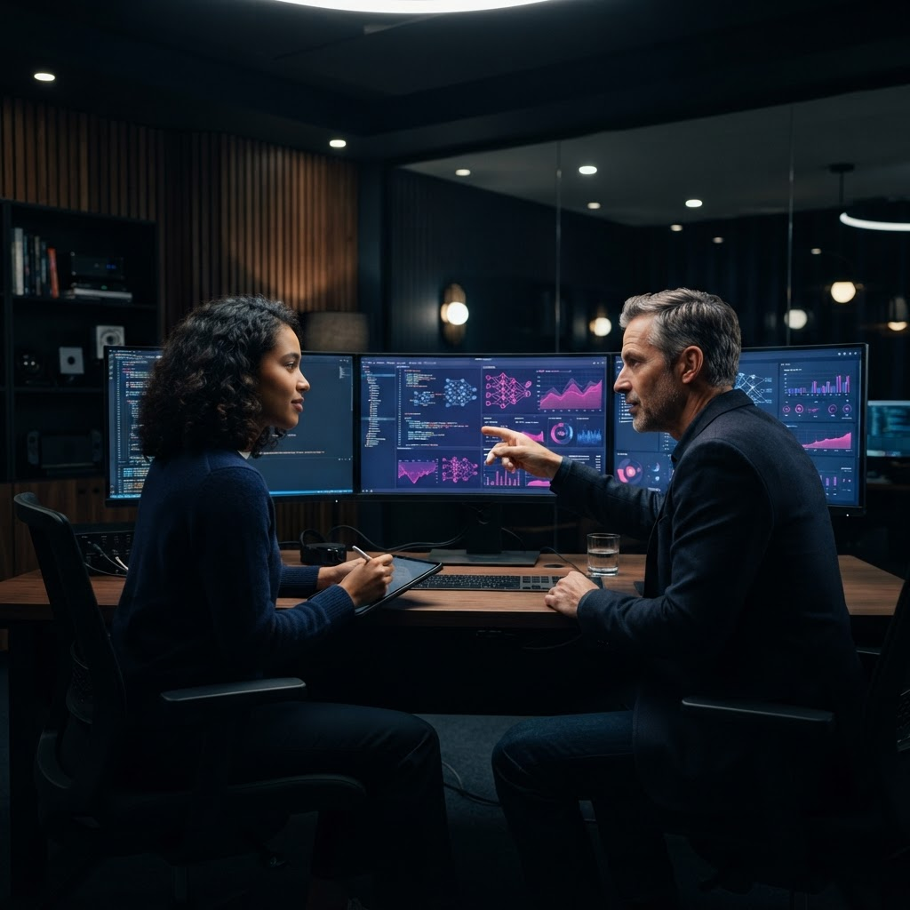 AI engineering learner working privately with a senior mentor
